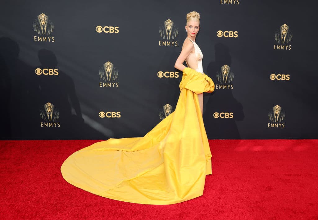LOS ANGELES, CALIFORNIA - SEPTEMBER 19: Anya Taylor-Joy attends the 73rd Primetime Emmy Awards at L.A. LIVE on September 19, 2021 in Los Angeles, California. (Photo by Rich Fury/Getty Images)