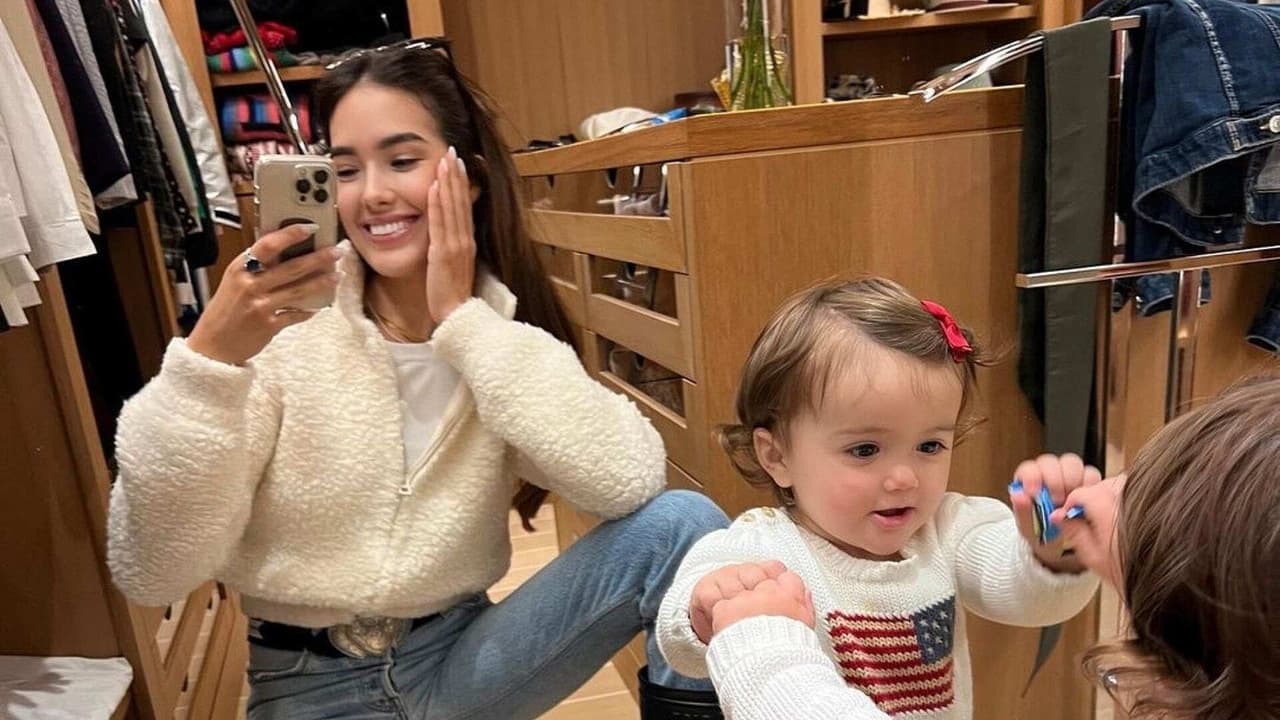 Sharon Fonseca y el difícil reto para arreglarse cuidando a su bebita