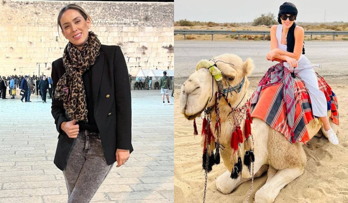 Jacky Bracamontes presume postales del viaje que realizó a Israel