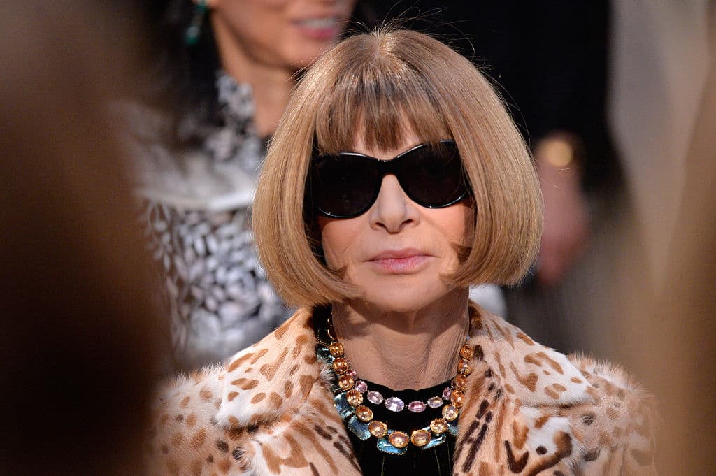PARIS, FRANCE - MARCH 07: Anna Wintour attends the Saint Laurent show as part of the Paris Fashion Week Womenswear Fall/Winter 2016/2017 on March 7, 2016 in Paris, France. (Photo by Francois Durand/Getty Images)