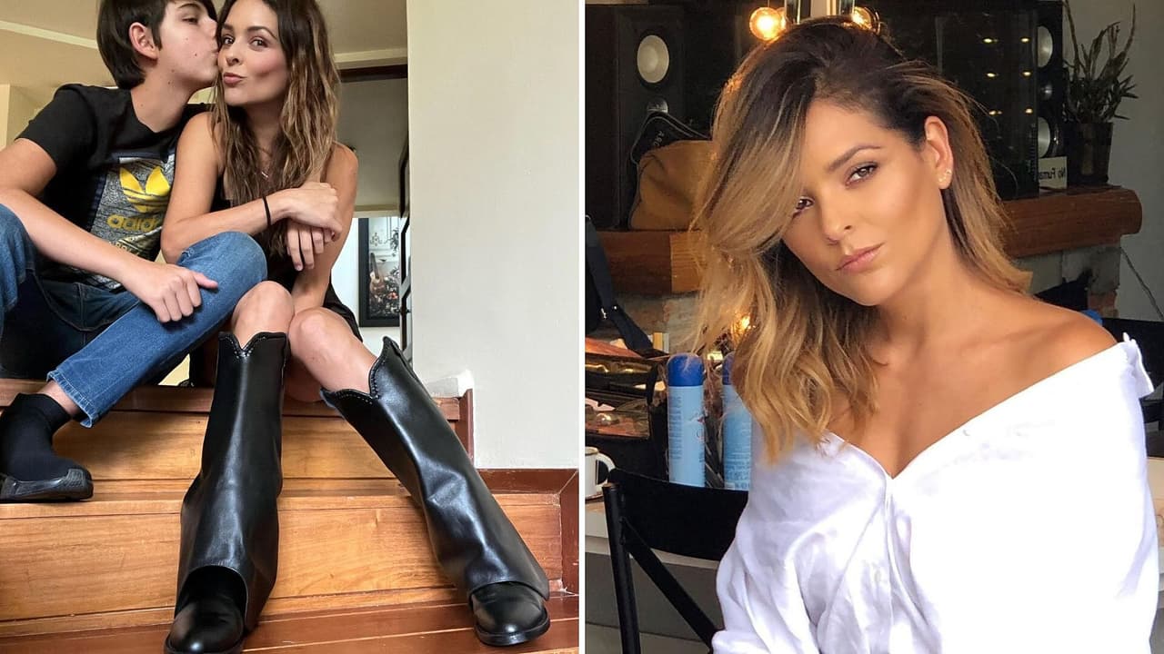 Grettell Valdez exhibió orgullosamente el talento de su hijo