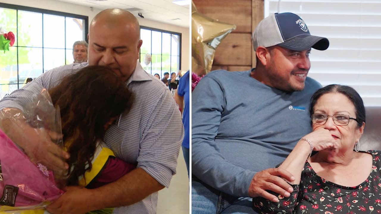 Después de 20 años, vuelven a abrazarse: familias mexicanas se reencuentran en Texas