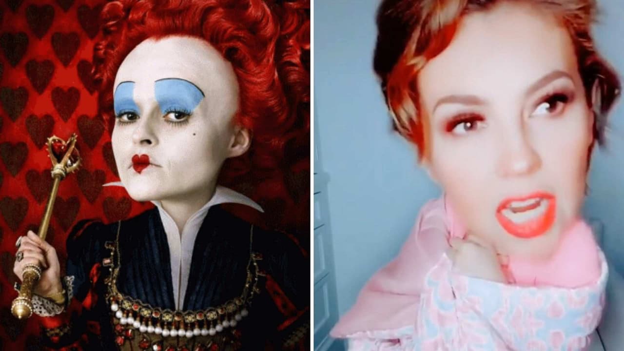‘Tú hurtaste mis tartas’: Thalía se convierte en la ‘Reina Roja’ y revive icónica escena de ‘Alicia en el País de las Maravillas’