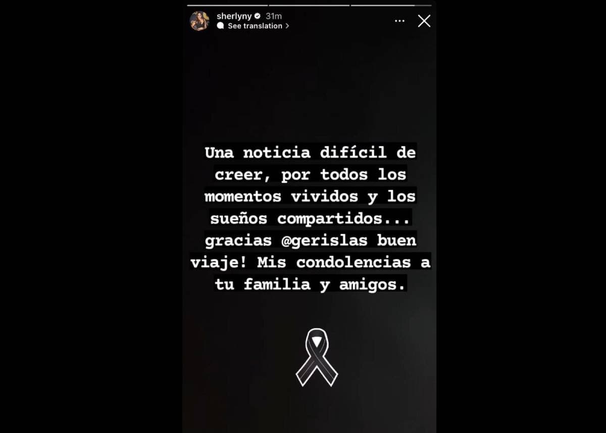 Sherlyn se despide con tristeza de su exesposo, Gerardo Islas