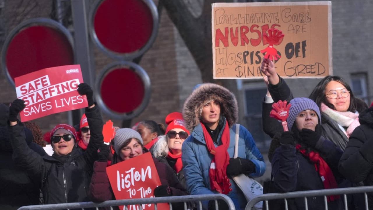 Enfermera de Nueva York detalla demandas del gremio que llevó a huelga masiva