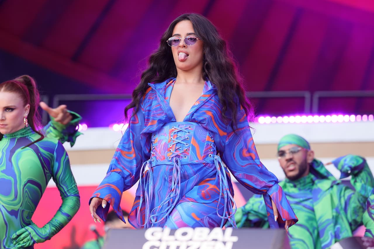 NEW YORK, NEW YORK - SEPTEMBER 25: Camila Cabello performs onstage during Global Citizen Live, New York on September 25, 2021 in New York City. (Photo by Theo Wargo/Getty Images for Global Citizen)