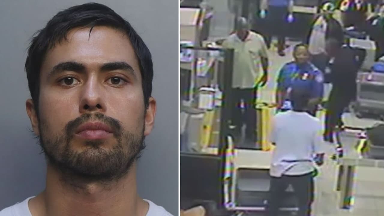 Hombre agrede a oficiales de seguridad en el aeropuerto de Miami: había sido expulsado de un vuelo