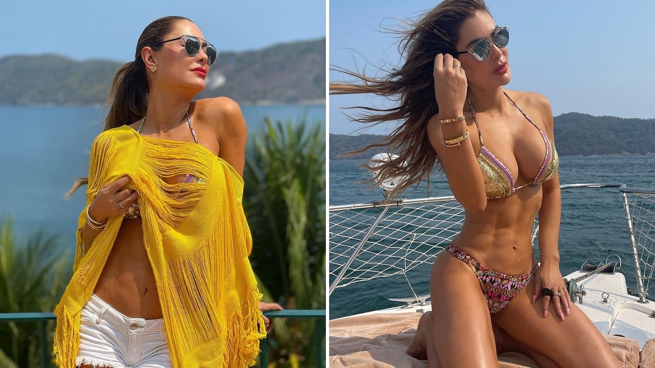 Ninel Conde muestra cómo pasa sus vacaciones en Acapulco