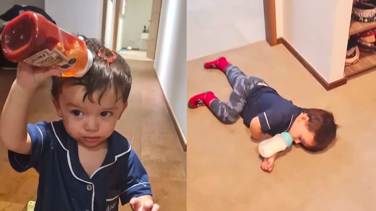 André sorprendió con su creatividad por estas dos pequeñas travesuras