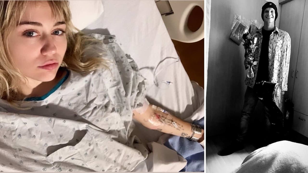 Miley Cyrus es hospitalizada de emergencia y Cody Simpson le lleva rosas