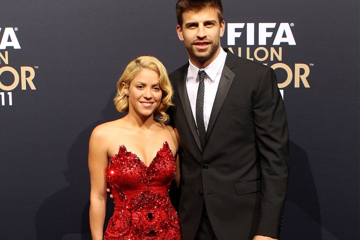 Shakira y Gerard Piqué en 2012