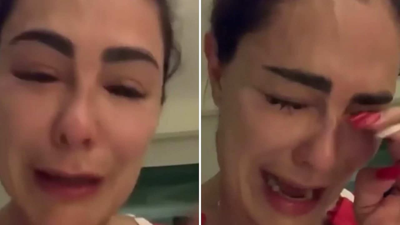 Ninel Conde rompe en llanto y habla de la violencia que vivió con Giovanni Medina