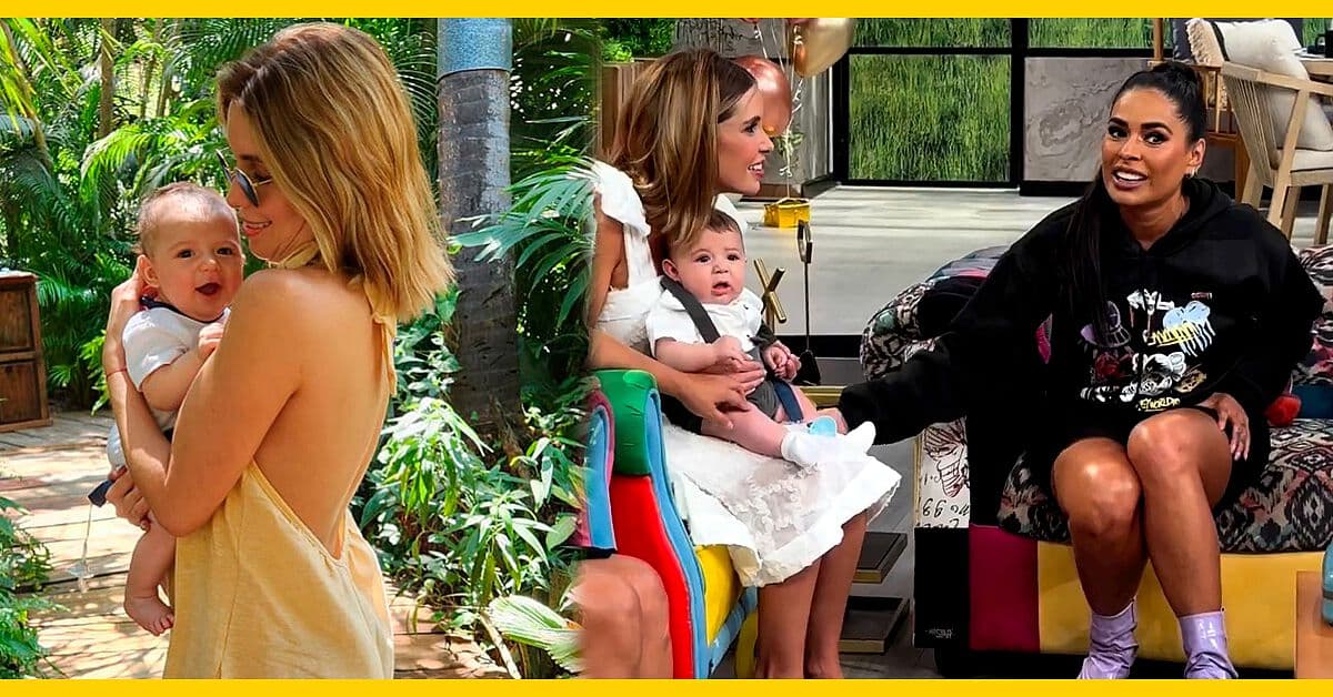 Bebé de Andrea Escalona desata ternura con su primera aparición en televisión