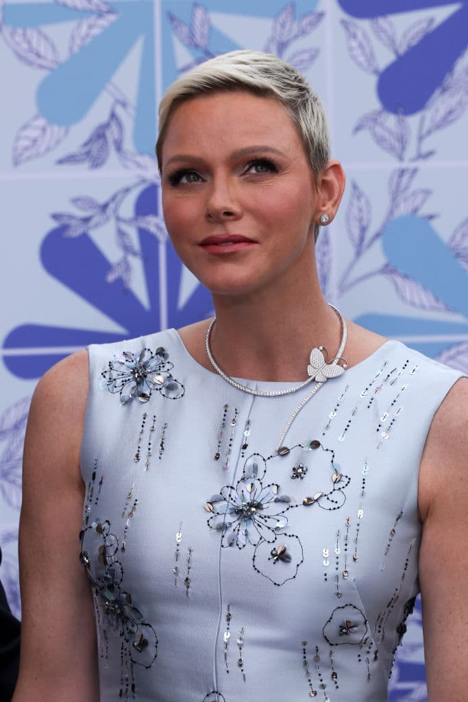 MONTE-CARLO, MONACO - JULY 18: (EDITOR'S NOTE : NO TABLOIDS WEB & PRINT) Princess Charlene of Monac attends the 73rd Monaco Red Cross Ball Gala on July 18, 2022 in Monte-Carlo, Monaco. (Photo by Pascal Le Segretain/Getty Images)