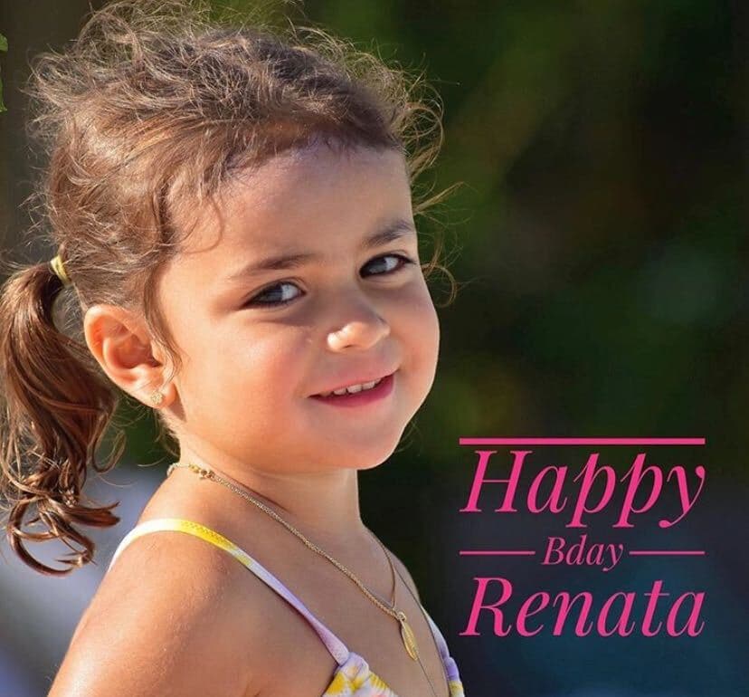 La conductora de Netas Divinas le dedicó un tierno mensaje en redes sociales para festejar a su pequeña: “Mi Renata hermosaaaa! Feliz cumpleaños!!! Gracias por hacerme reír tanto todos los días de tu vida! Que seas muy feliz siempre!!! Te amo cacahuates!!!!”.