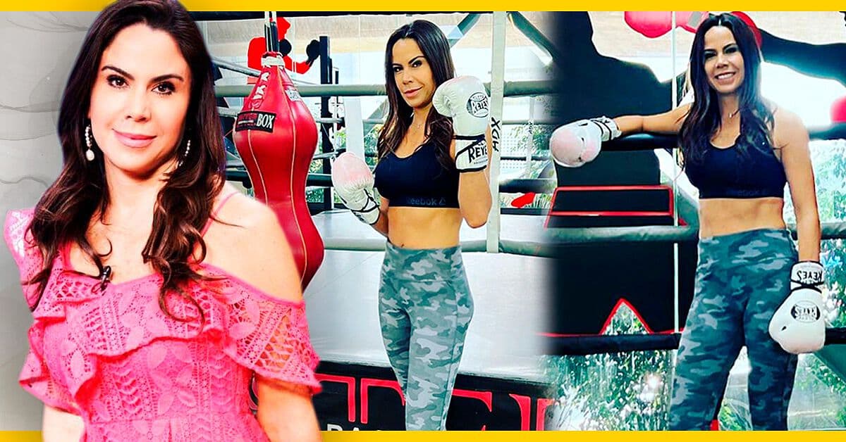 Paola Rojas practica box para sacar el estrés y revela que es lo mejor de su día