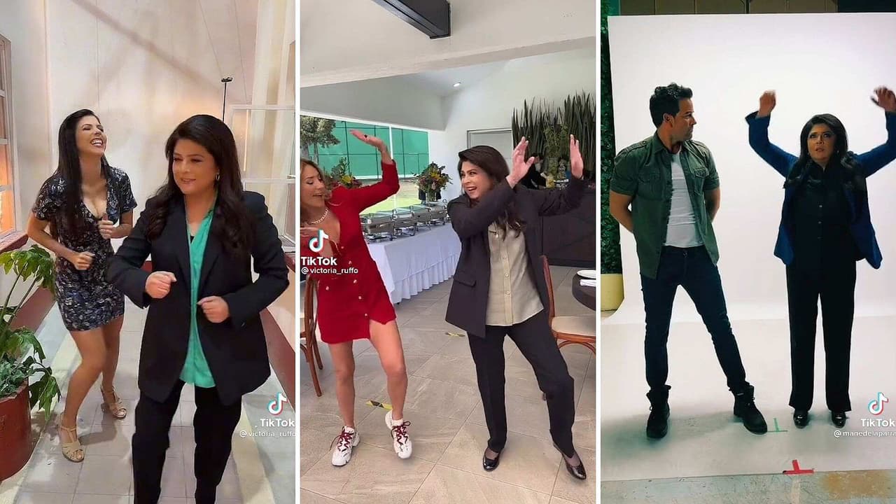 Victoria Ruffo pone a bailar a Geraldine Bazán y Mane de la Parra
