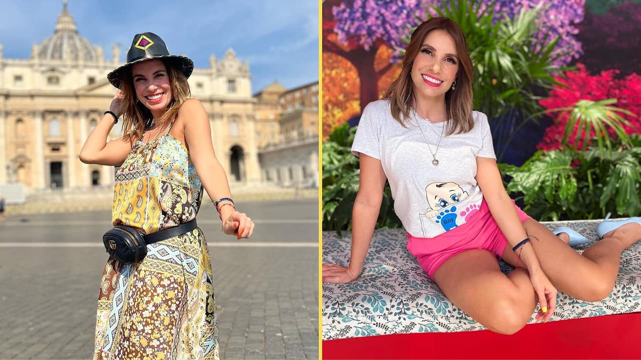 Andrea Escalona presume sus vacaciones en el Vaticano