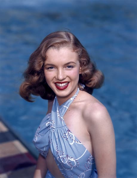 LOS ANGELES - 1946: Actress Marilyn Monroe then known as Norma Jeane Mortenson poses for a portrait in 1946 in Los Angeles, California. (Photo by Richard C. Miller/Donaldson Collection/Getty Images)
