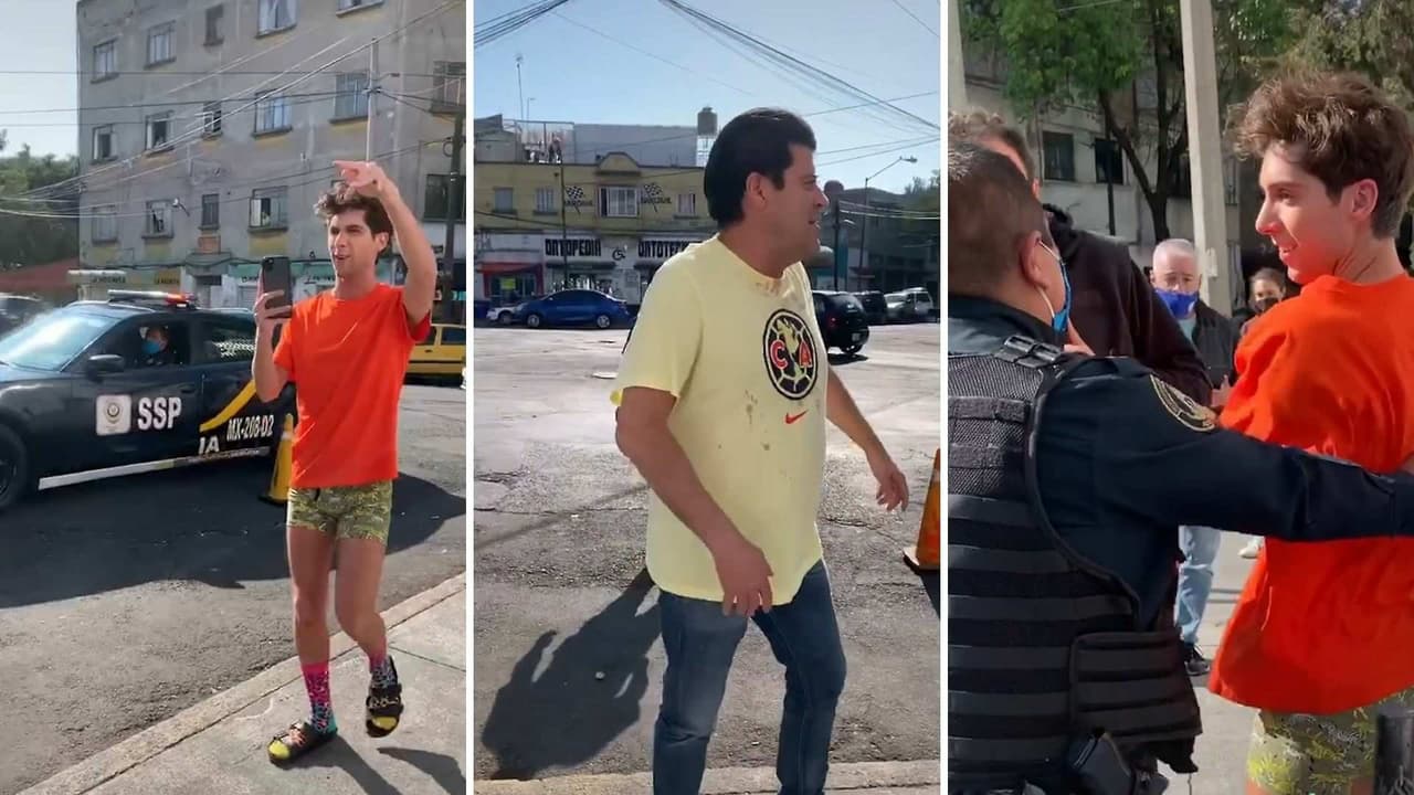 El ‘Burro’ Van Rankin le hace broma pesada a Mauricio Garza; casi se lo lleva la patrulla
