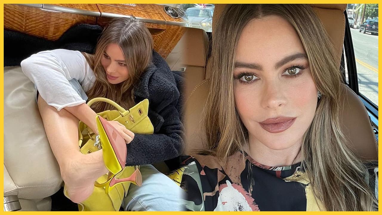 Sofía Vergara tiene curioso incidente en avión y termina en el piso