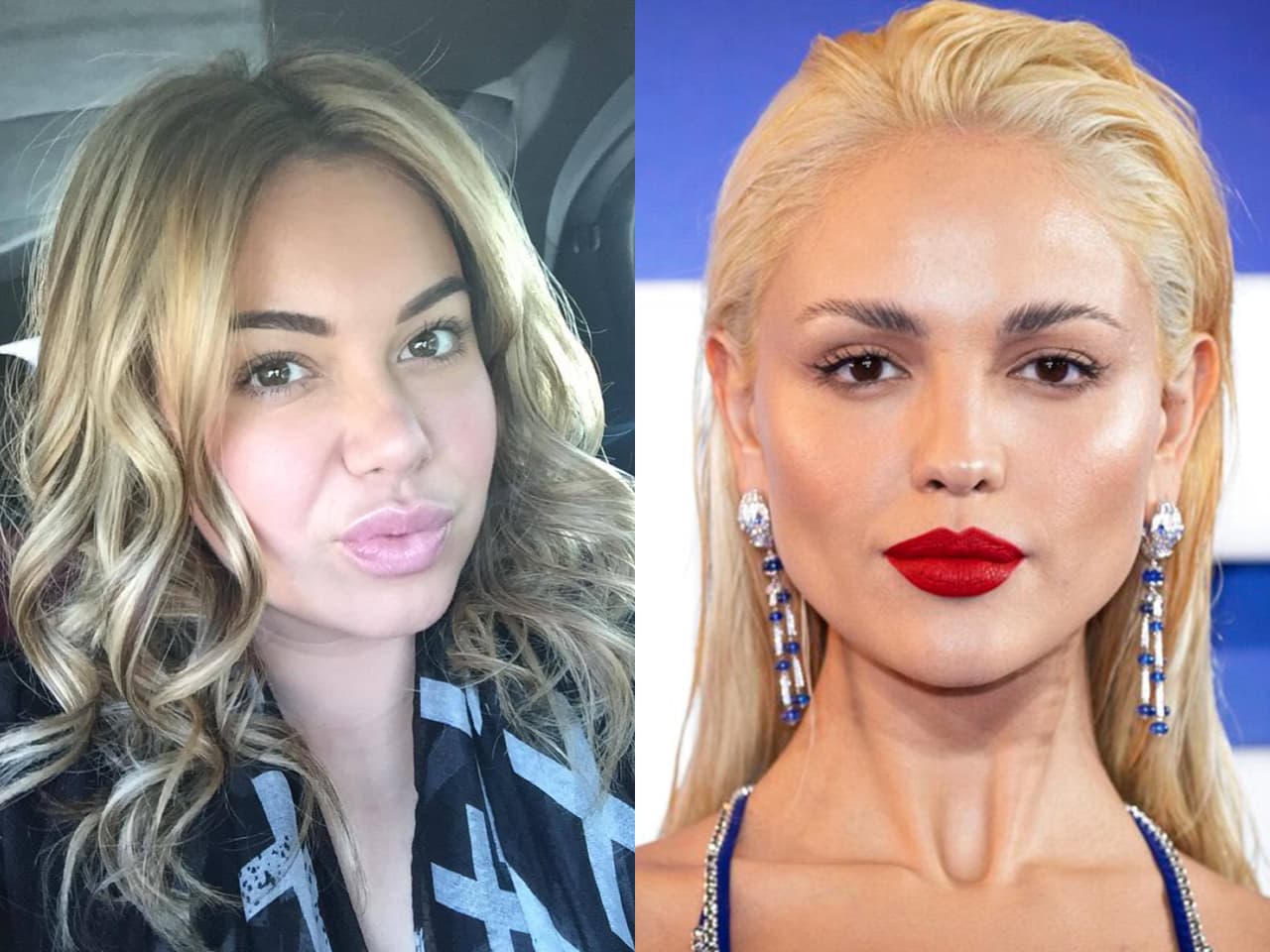 ¿Le copió el look? Chiquis Rivera aparece rubia como Eiza González