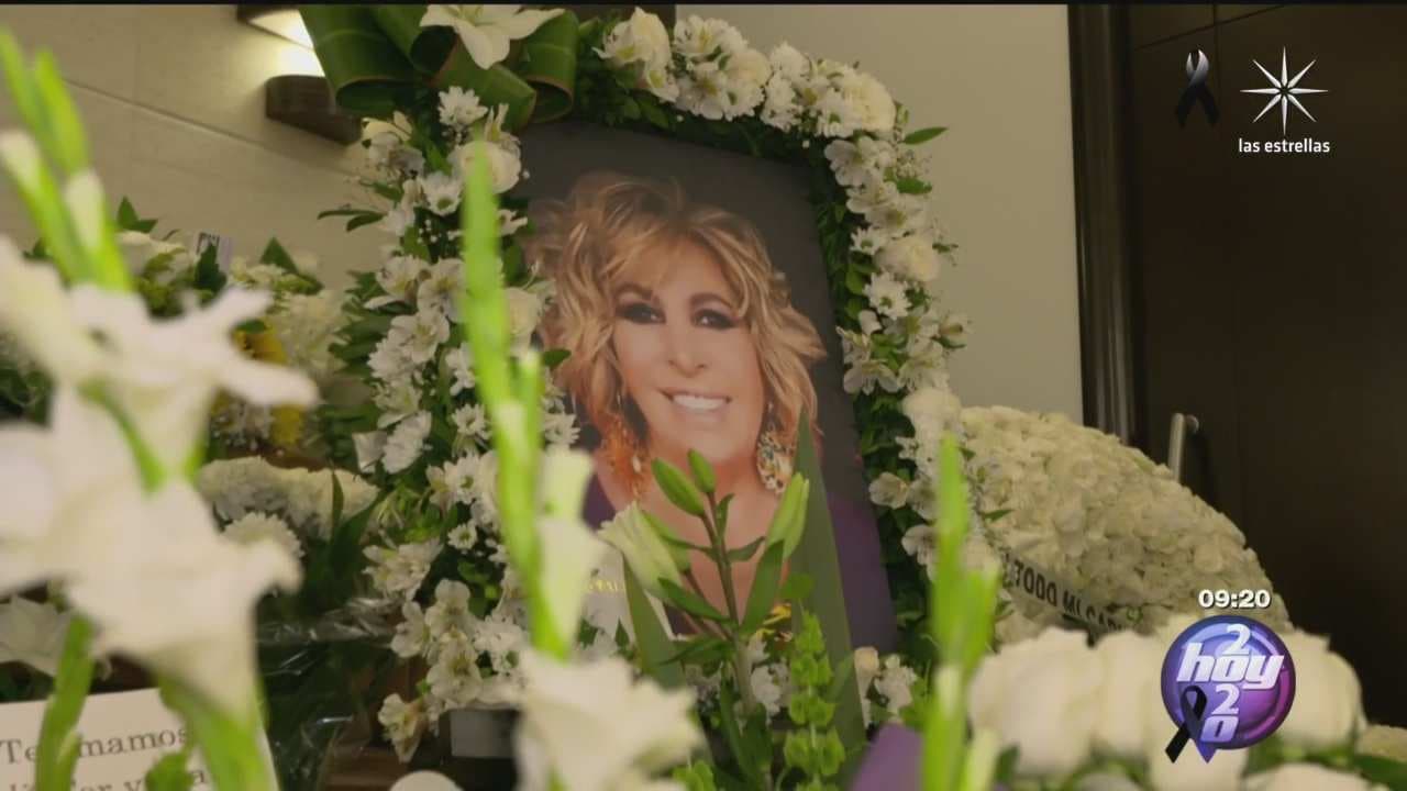 Con más 200 arreglos florales, así fue como despidieron a Magda Rodríguez en su funeral