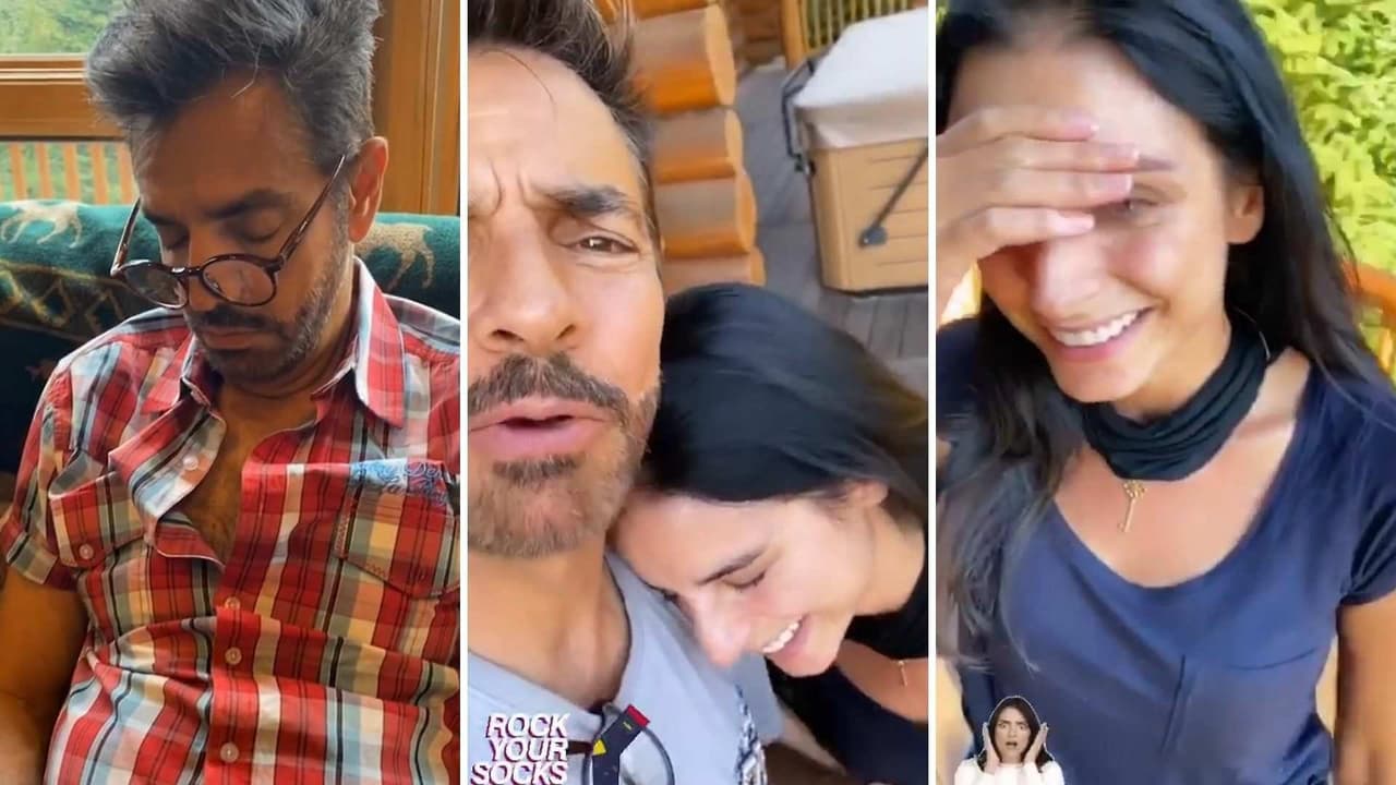Aislinn Derbez se burló de su papá y Eugenio se vengó de ella al mostrar sus calcetines rotos