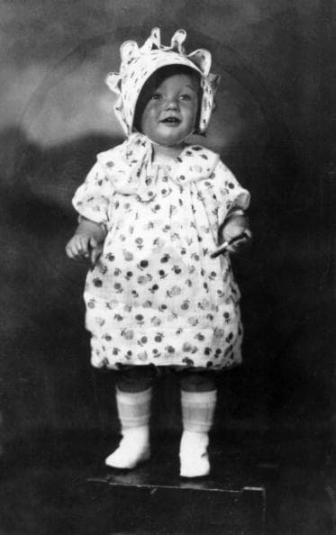 Marilyn bebé (Norma Jeane Baker)