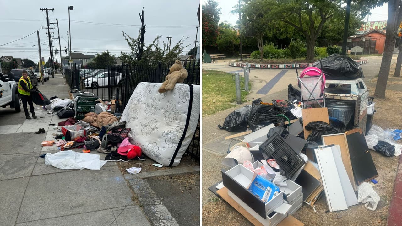 ¡Insostenible! Montañas de basura afectan cada día a la comunidad en Oakland