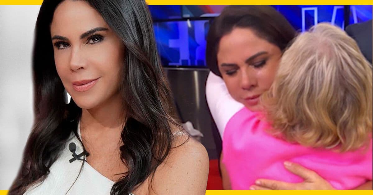 Paola Rojas rompe en llanto durante la última emisión de su noticiero