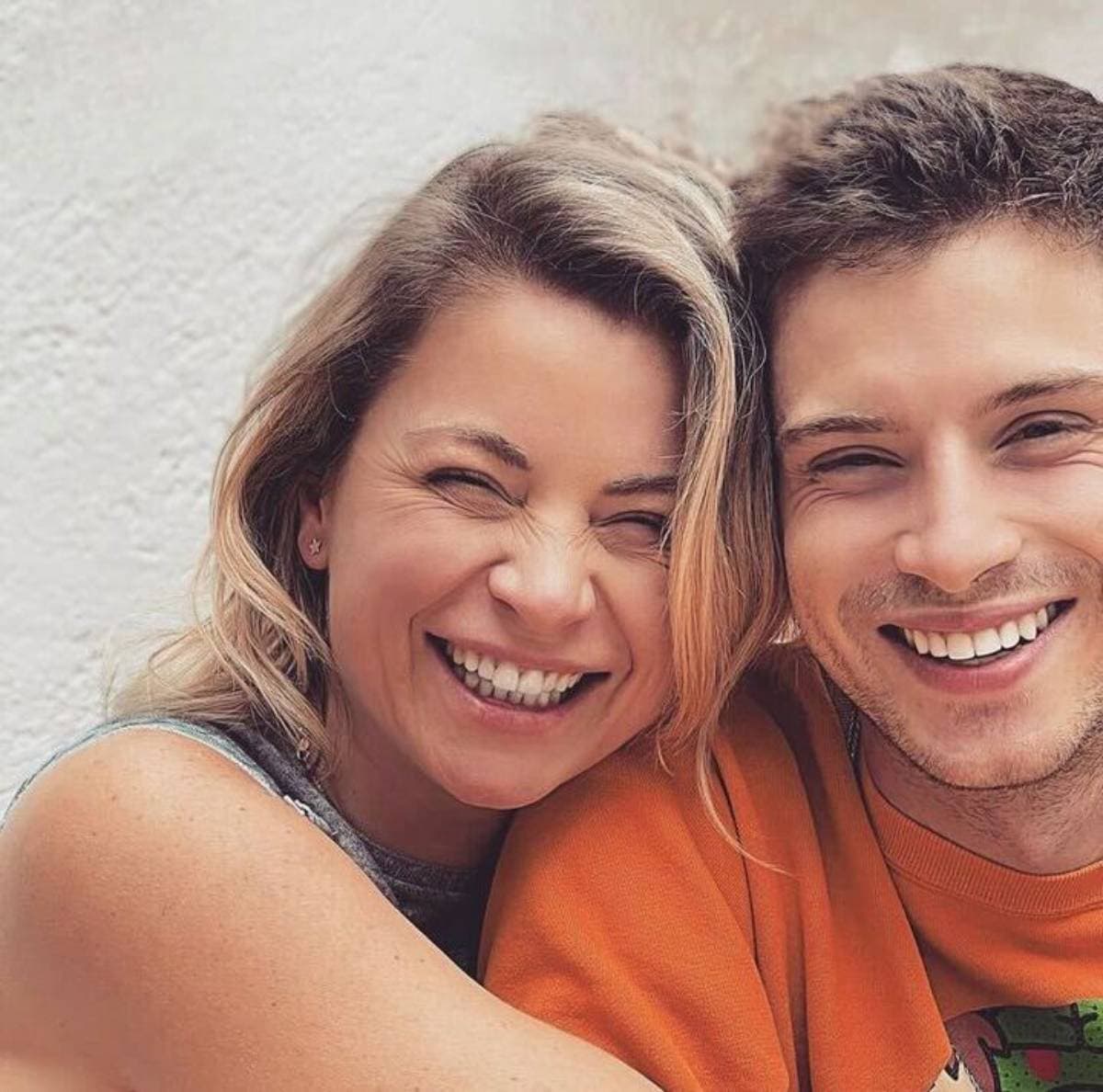 Ludwika Paleta y su hijo, Nicolás, actúan juntos en una película