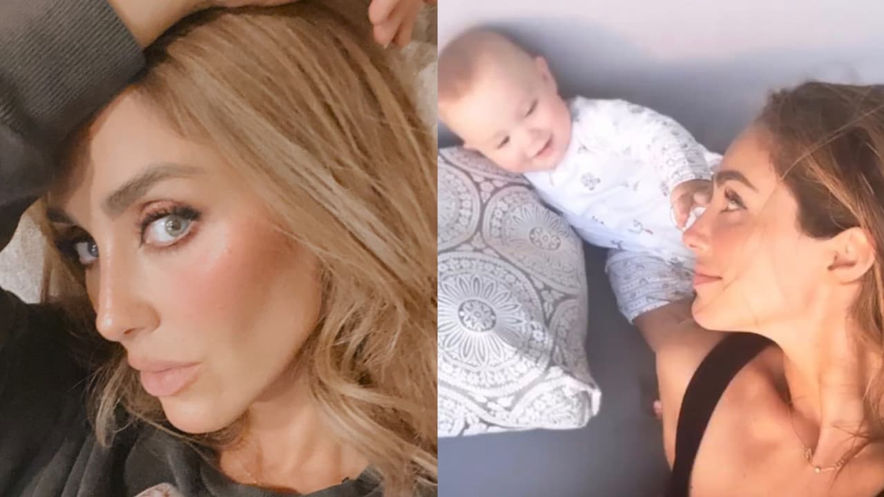 Anahí comparte los primeros pasitos de su pequeño Emiliano