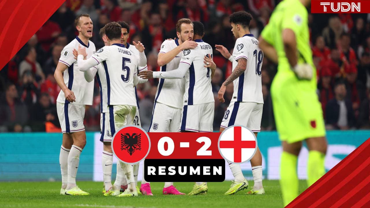 Resumen | Inglaterra finaliza la eliminatoria de forma perfecta