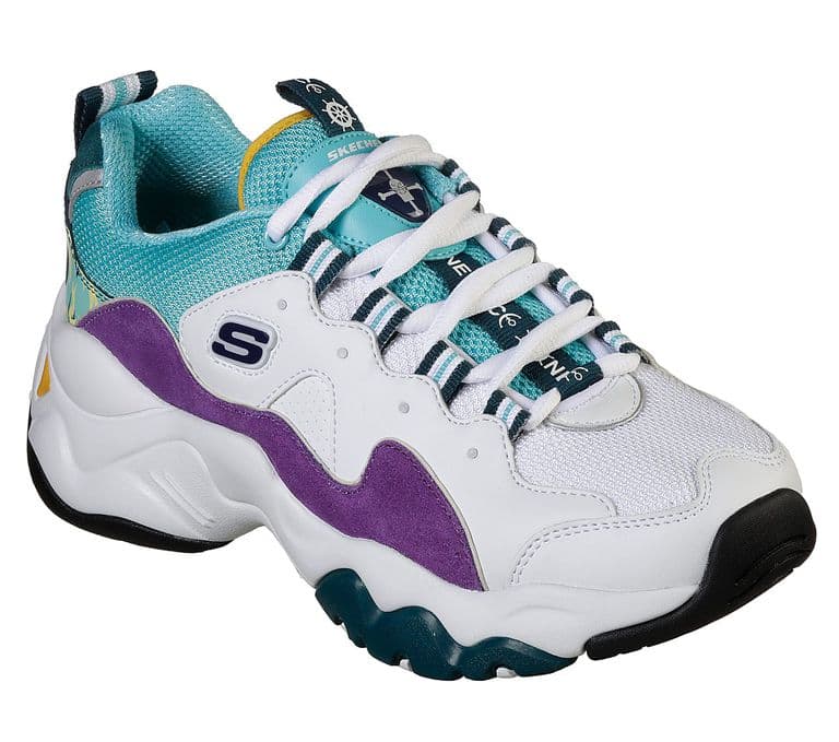 Tenis estilo chunky Skechers D-Lite