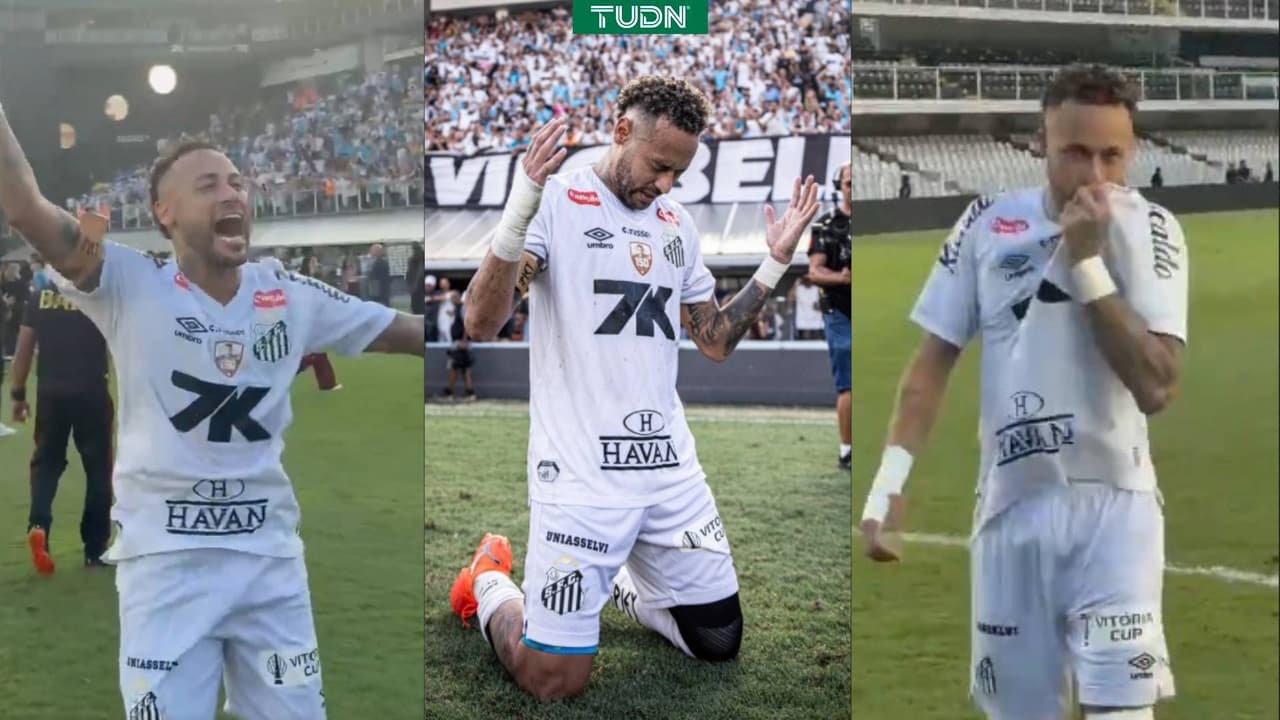 Neymar salva a Santos de descender en el Brasileirao