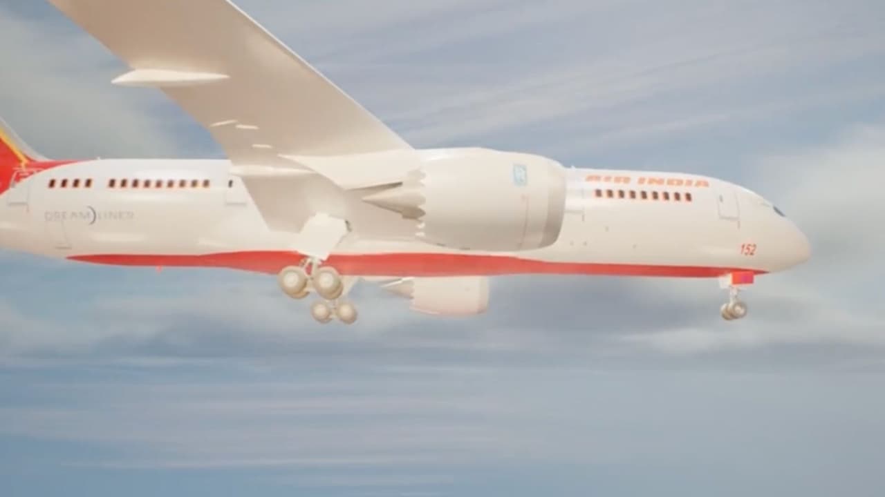 En realidad aumentada: así es el avión de Air India que se estrelló con más de 240 personas a bordo