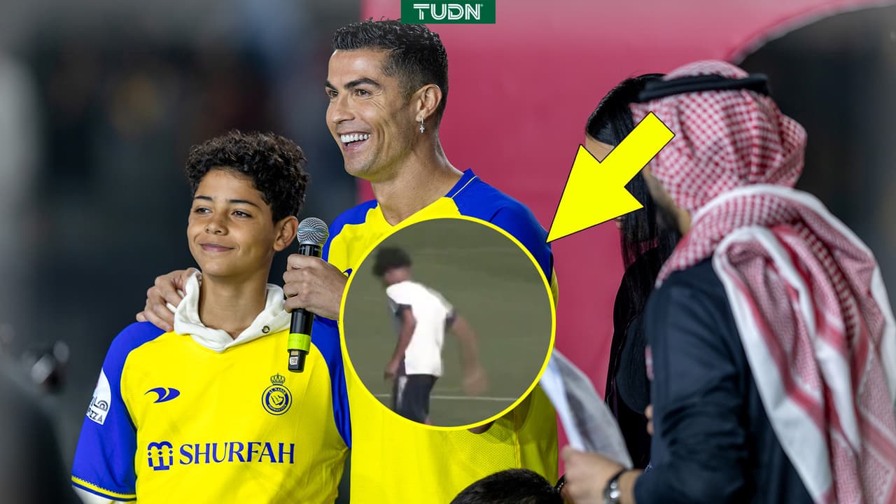 ¡CR7 se enorgullece! Cris Jr. presume ‘bicicletas’ en primer entrenamiento con Portugal