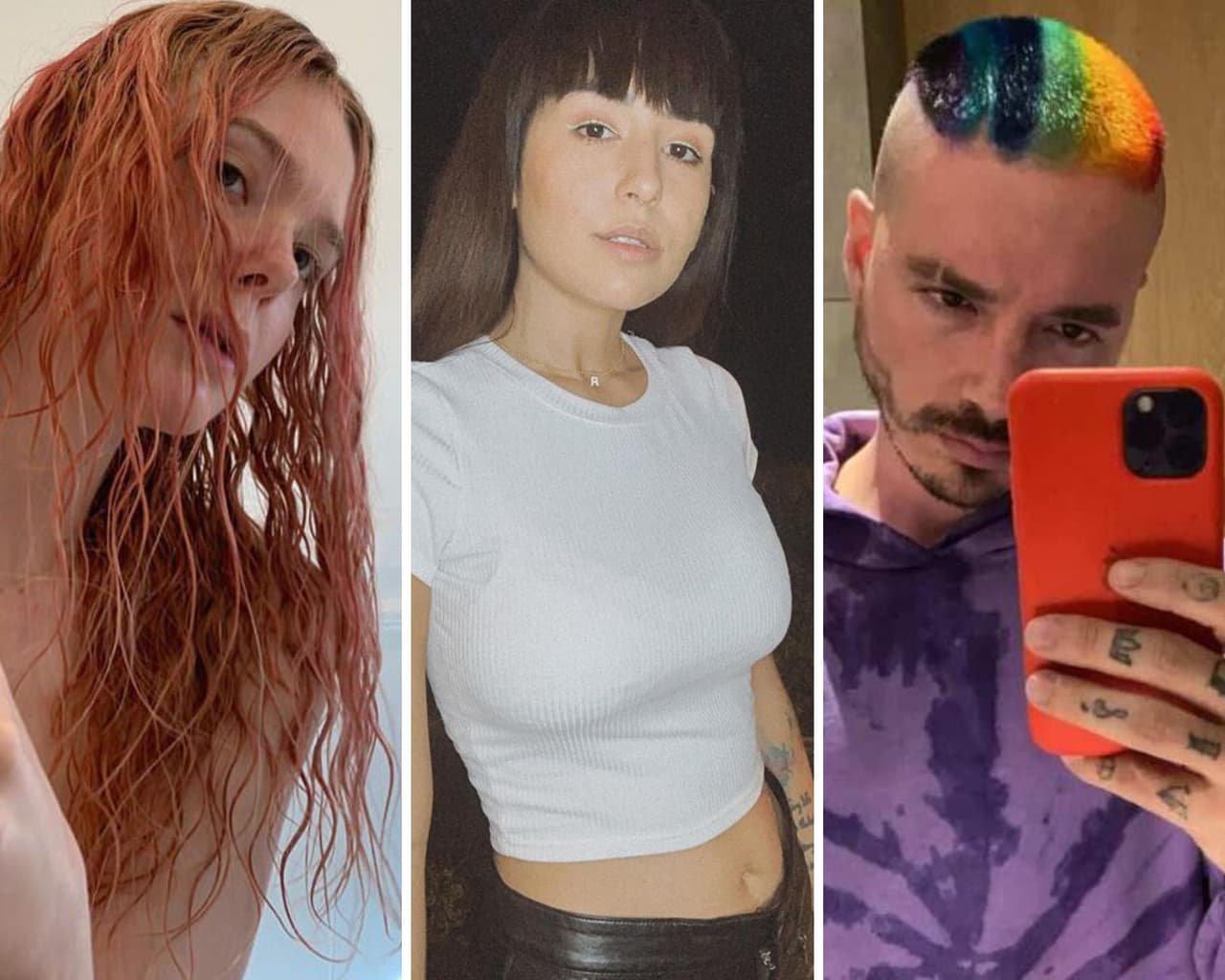 Estas son algunas celebridades que resultaron víctimas del aburrimiento que apostaron por un cambio de look casero; el resultado valió la pena el riesgo.