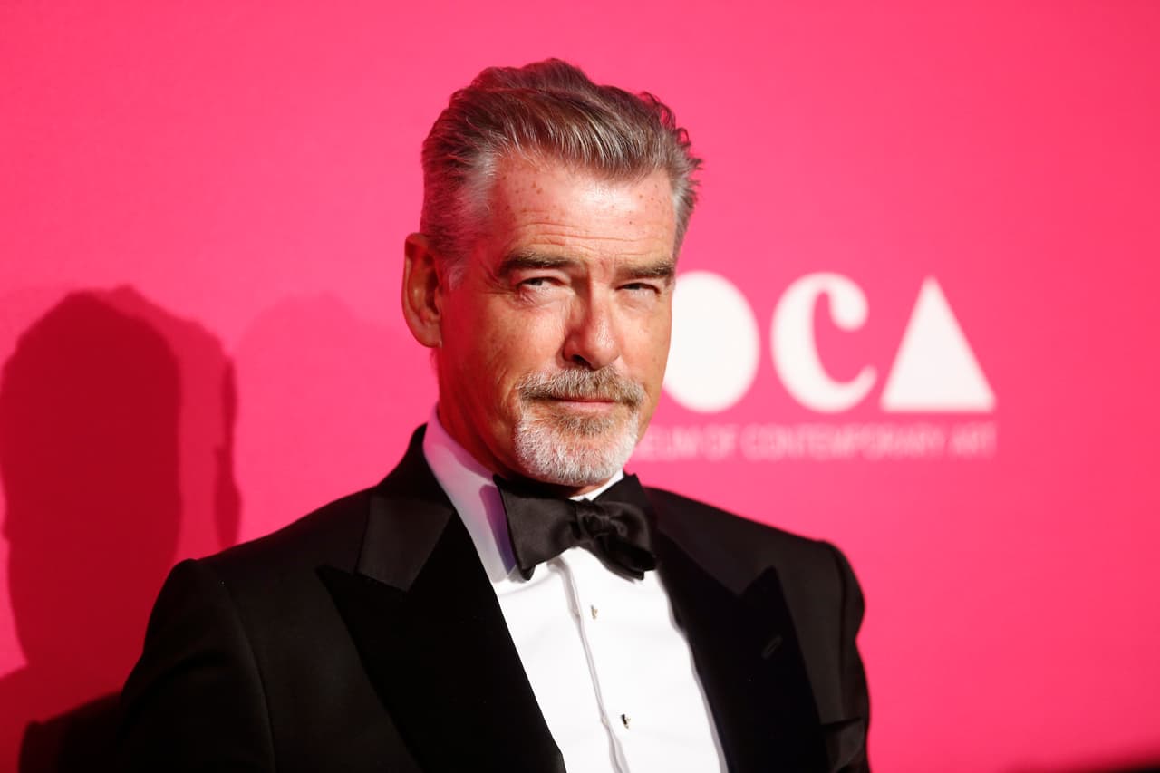 Actor Pierce Brosnan poses at The Museum Of Contemporary Art 2017 Annual Gala at The Geffen Contemporary at MOCA on Saturday, April 29, 2017, in Los Angeles, Calif. (Photo by Danny Moloshok/Invision/AP)