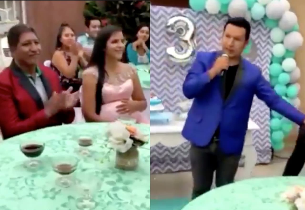 Viral: Hombre revela infidelidad de su esposa embarazada en plena fiesta familiar