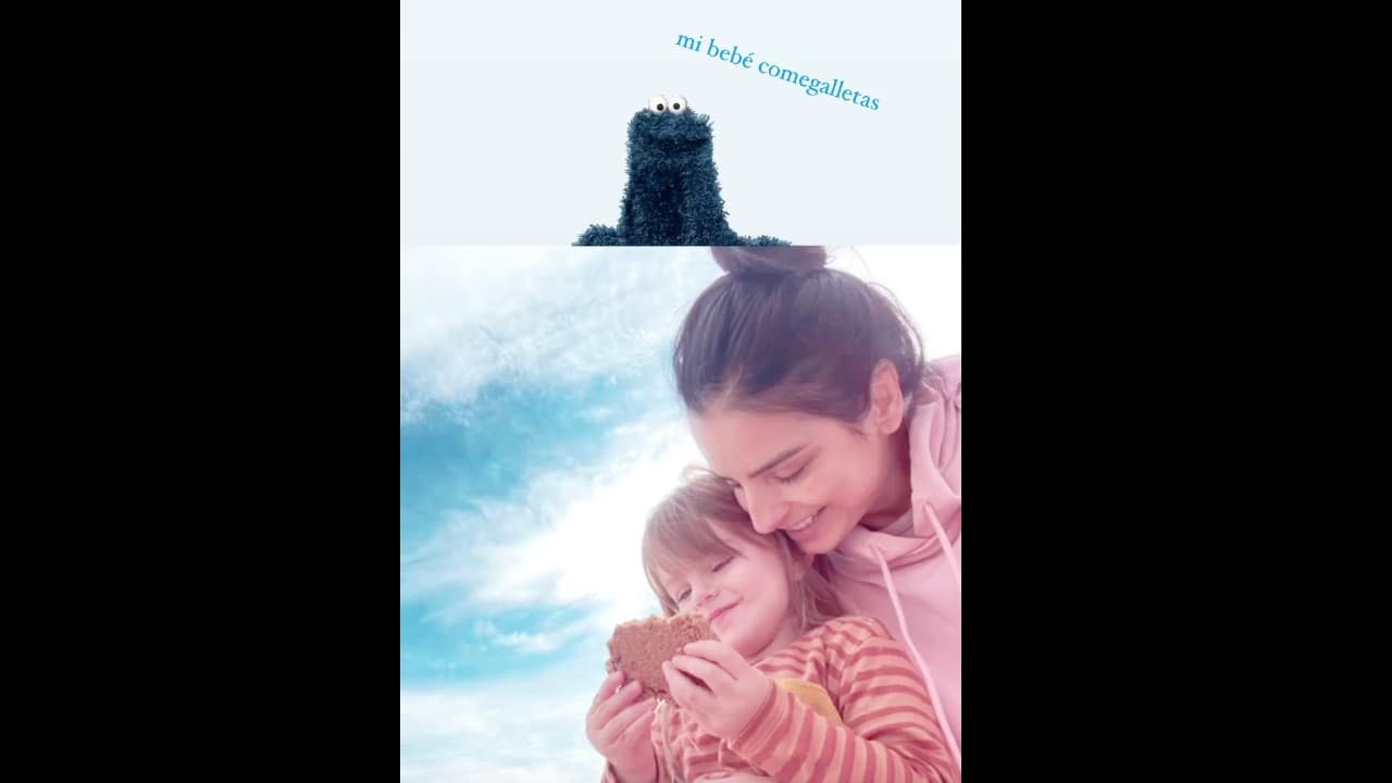 “Mi bebé comegalletas”, señaló la media hermana de Vadhir, José Eduardo y Aitana Derbez, quien consiguió miles de ‘Me gusta’ por sus fotos con Kailani.