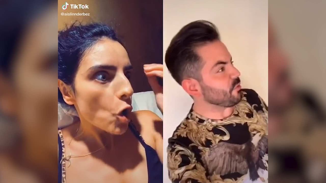 Aislinn y José Eduardo Derbez ‘pierden la cabeza’ en gracioso video: ¡Qué te calles, estoy grabando!’