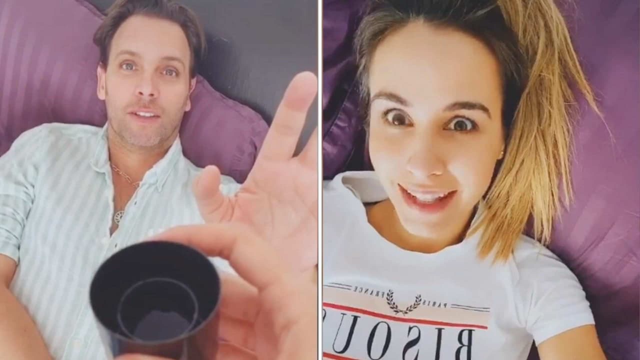 Así es como Odalys Ramírez le hace travesuras a Pato Borghetti en Tik Tok