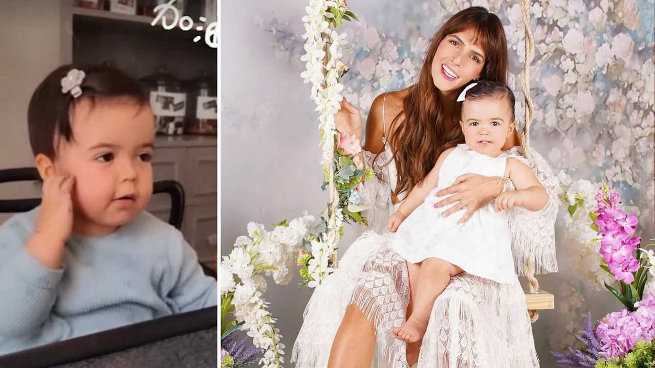 Kira, hija de Claudia Álvarez, ya identifica las partes de su cuerpo ¡en mandarín!