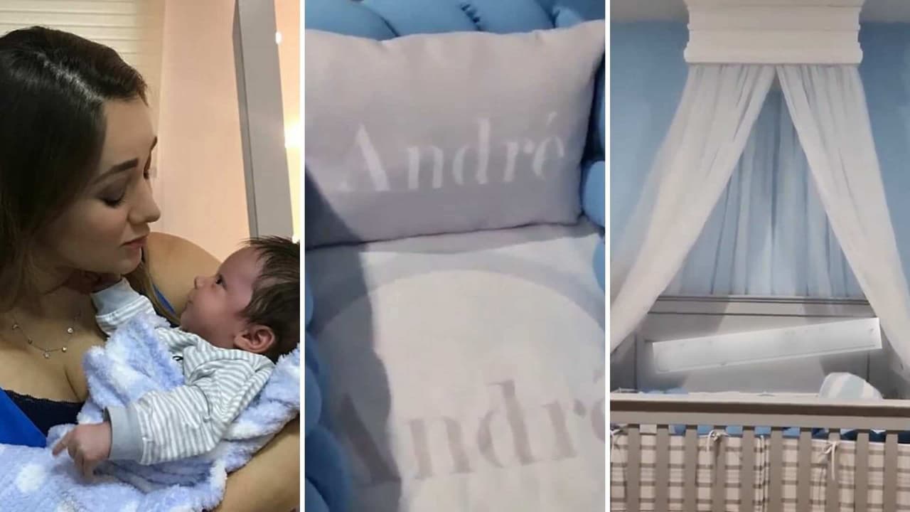 Sherlyn presume cómo luce la cuna completa y personalizada de su bebé, André: ‘Yo estoy enamorada’