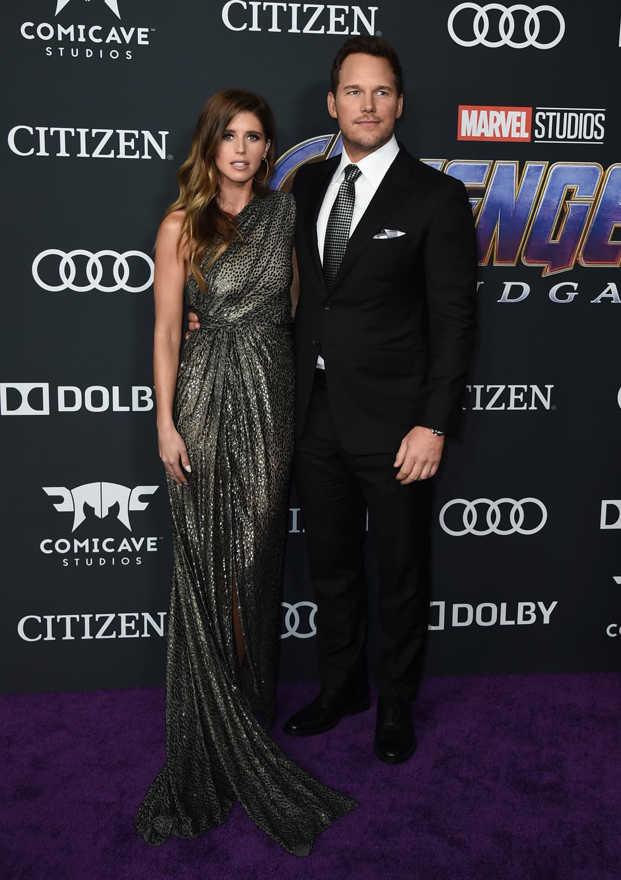 Katherine Schwarzenegger y Chris Pratt.