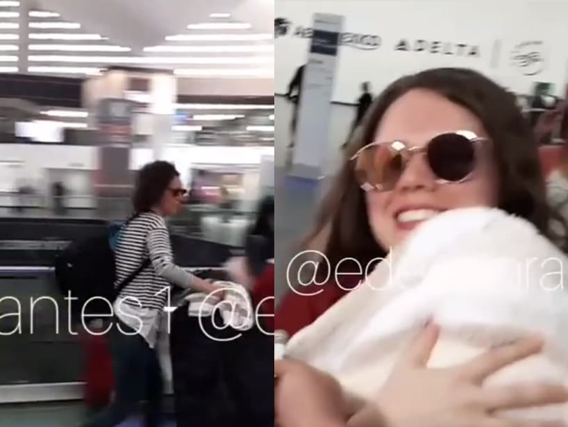 Joy nunca ha tenido la intención de esconder su relación con Diana Atri, por ello a principios de septiembre ambas fueron captadas en el aeropuerto de la Ciudad de México, mostrando el momento en que la artista se adelantó para mantener distancia entre los reporteros.