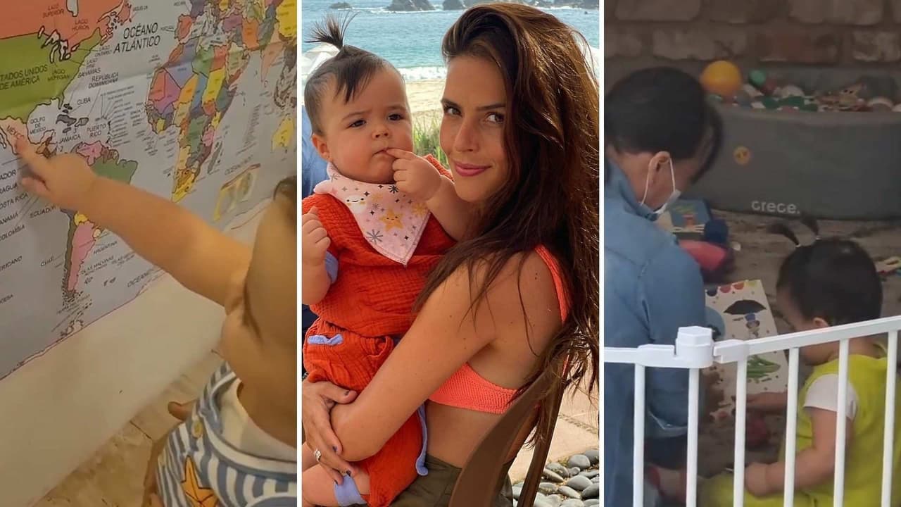 La hija de Claudia Álvarez además de saberse los países, también comenzó con clases de mandarín