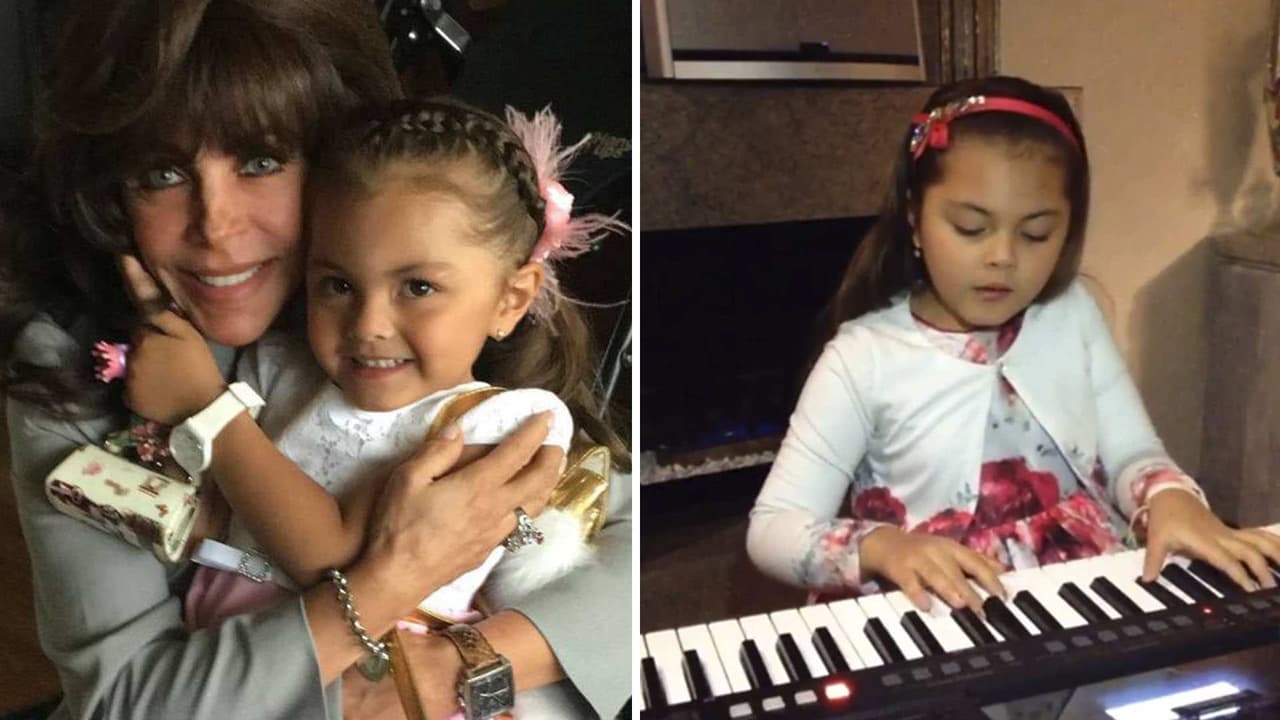 Las tiernas mañanitas que le cantó Rafaela a su abuela Verónica Castro